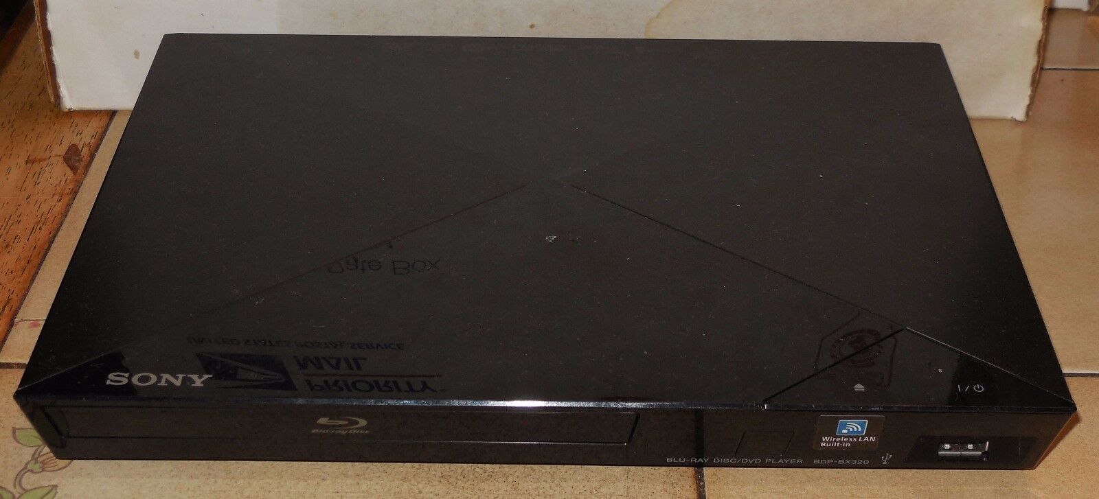 Sony BDP-BX320 1080P Blu-Ray DVD Player Built in Wi-Fi *NO REMOTE OR POW... - $36.18