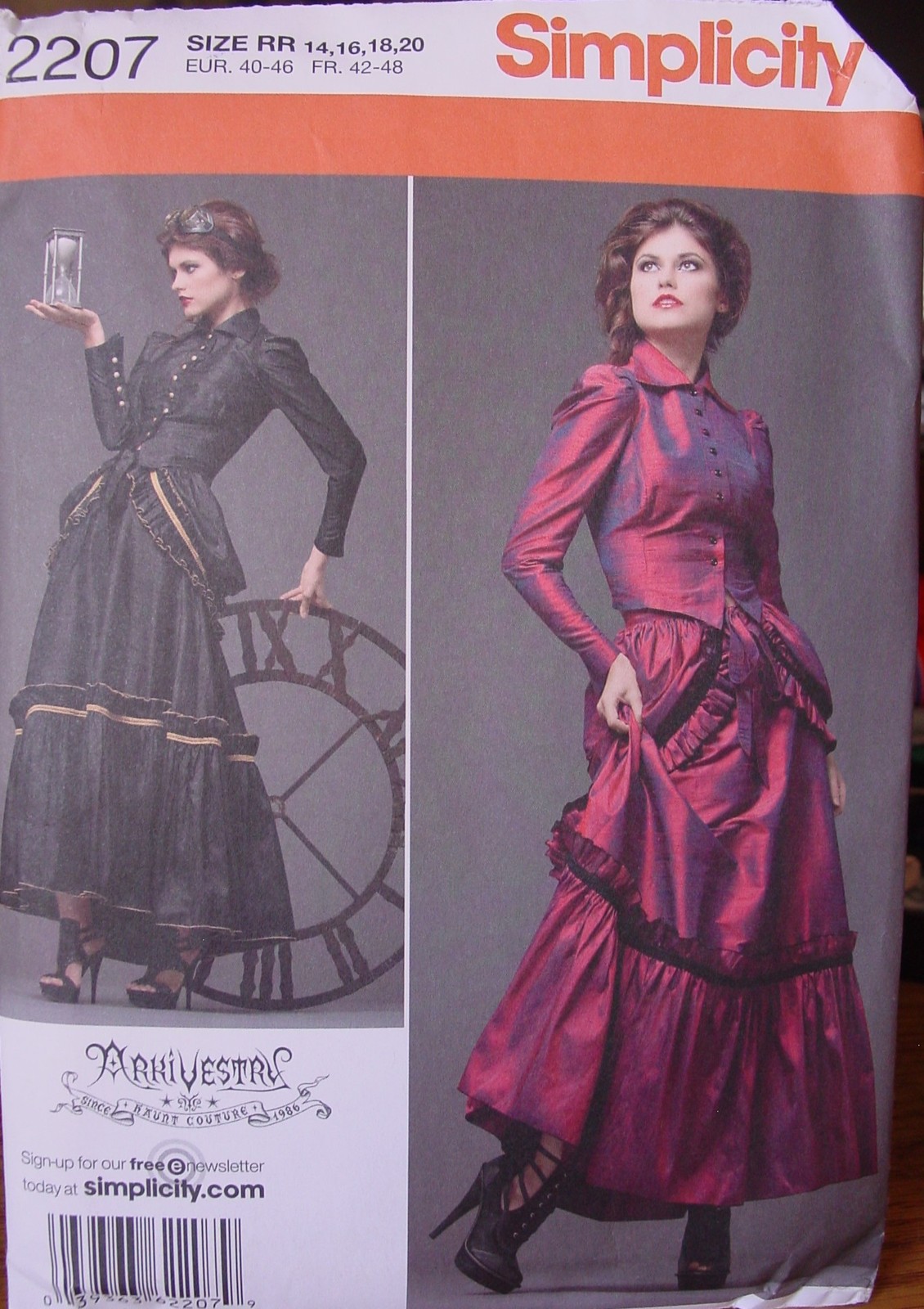 Sewing Pattern 2207 Steampunk, Victorian Misses sizes 14-22 UNCUT - $5.00