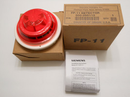 SIEMENS FP-11 INTELLIGENT FIREPRINT SMOKE DETECTOR *NEW IN BOX* 500-095112 - £133.79 GBP