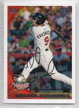 Mike Kvansnicka Signed Autographed 2010 Topps Pro Debut Card - £7.64 GBP