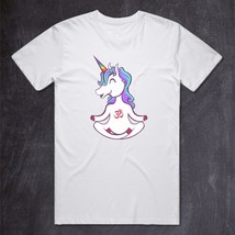 Yoga Unicorn Funny Graphic Tee #0013 - £11.56 GBP