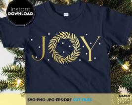 Joy SVG, Christmas SVG Christmas Shirt SVG Merry Christmas svg Christmas Wreath - £2.39 GBP