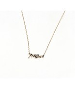 Pandora &quot;mom&quot; Women&#39;s Necklace .925 Silver 411751 - £31.66 GBP