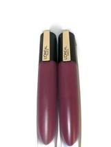 L&#39;OREAL Rouge Signature Lasting Matte Liquid Lip Color REBEL 412 Lot of 2 - $11.99