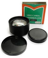 Kotaishi Video Telephoto Lens 2.0X Conversion Lens 145-2064 Vintage Japan - £19.46 GBP