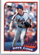 1989 Topps 710 David Cone  New York Mets - £0.77 GBP