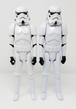 Star Wars Stormtrooper 11&quot; Figures Lot (2) Hasbro 2013 White Plastic Titan - $6.90