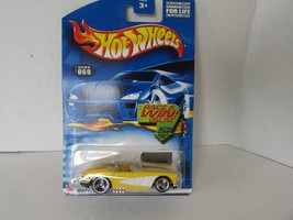 Mattel 54339 Hot Wheels Diecast Car '58 Corvette Yellow Collector #069 Lot D - $3.62