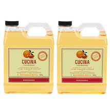 Cucina Sanguinelli Orange &amp; Fennel Biodegradable Hand Soap Refill 33.3Oz 2 Pack - £47.44 GBP