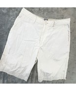 Quiksilver Chino Shorts Casual Comfort White Size 31 - $38.28 CAD