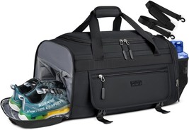 Gym Bag for Men 40L Sports Duffel Bags Gym Duffle Bag Women with Shoe Compartmen - £44.68 GBP