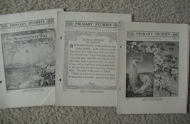 Lot of 3 Vintage 1910s Primary Stories Religious Booklets - £14.04 GBP