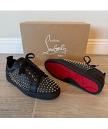 NIB $1295 Christian Louboutin Louis Spikes Junior Sneakers, Black, 9 D U... - $1,017.36 CAD