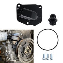 Timing Chain Tensioner Plate Cover 90° Oil Drain Catch Can for K Series K20 K24 - £41.57 GBP