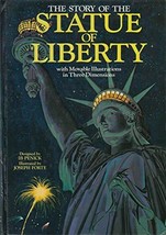 Vtg Pop Up Book Statue of Liberty American History Monuments Ronald Reag... - $98.01
