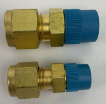 2 x Swagelok Brass Union,  3/8&quot; OD Tube,  B-600-6 + More LOOK - $418.86 MXN