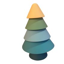 Discount Trends Silicone Tree Stacker Toy - Mixed Color Design - $18.60