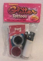 Stand Out for a Cause! Breast Cancer Awareness Glitter Tattoos (Black &amp; ... - $10.36