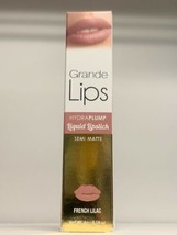 Grande Lips Hydra plump Liquid Lipstick Lip Plumper FRENCH LILAC FULL SI... - $15.73