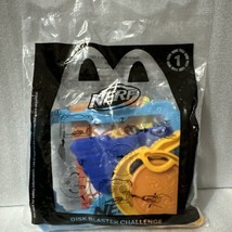 Nerf Disk Blaster Challenge McDonalds Happy Meal Toy #1 2023 New - $4.94