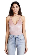 Kendall + Kylie Womens Intimate Plunge Bodysuit,Rose Dust,Large - £39.42 GBP