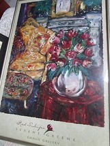 SERENE GREENE &quot;RED TULIP&quot; POSTER SANGO GALLERY - $210.86
