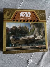 Star Wars Galaxy&#39;s Edge Trading Post 500 Piece Jigsaw Puzzle Buffalo Gam... - $9.89