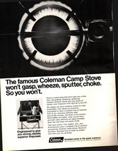 1968 COLEMAN Camp Stove Vintage Print Ad nostalgic memories c4 - £19.24 GBP