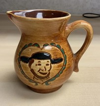 Pennsbury Pottery 4&quot; CREAMER/PITCHER W/AMISH MAN* - $6.29
