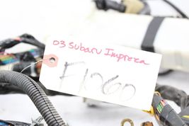 2003 SUBARU IMPREZA SEDAN Engine Bay Bulkhead Wiring Harness F1060 image 12