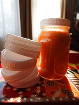 8 Ball Reusable Plastic Storage Ca Ps Li Ds To Ps Regular Mouth Canning Jar Cap Lid - £18.07 GBP