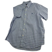Polo Ralph Lauren Performance Men Shirt Short Sleeve Button Up Nylon Stretch XL - £23.17 GBP