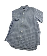 Polo Ralph Lauren Performance Men Shirt Short Sleeve Button Up Nylon Str... - £23.17 GBP