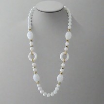 White Bead Necklace - $4.95
