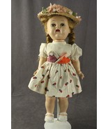 Vintage Toy Original EEGEE 50s Hard Plastic 16&quot; Susan Stroller Doll Blon... - £79.23 GBP