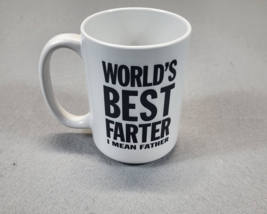 Worlds Best Farter Coffee Mug Fathers Day Gift White - $6.93