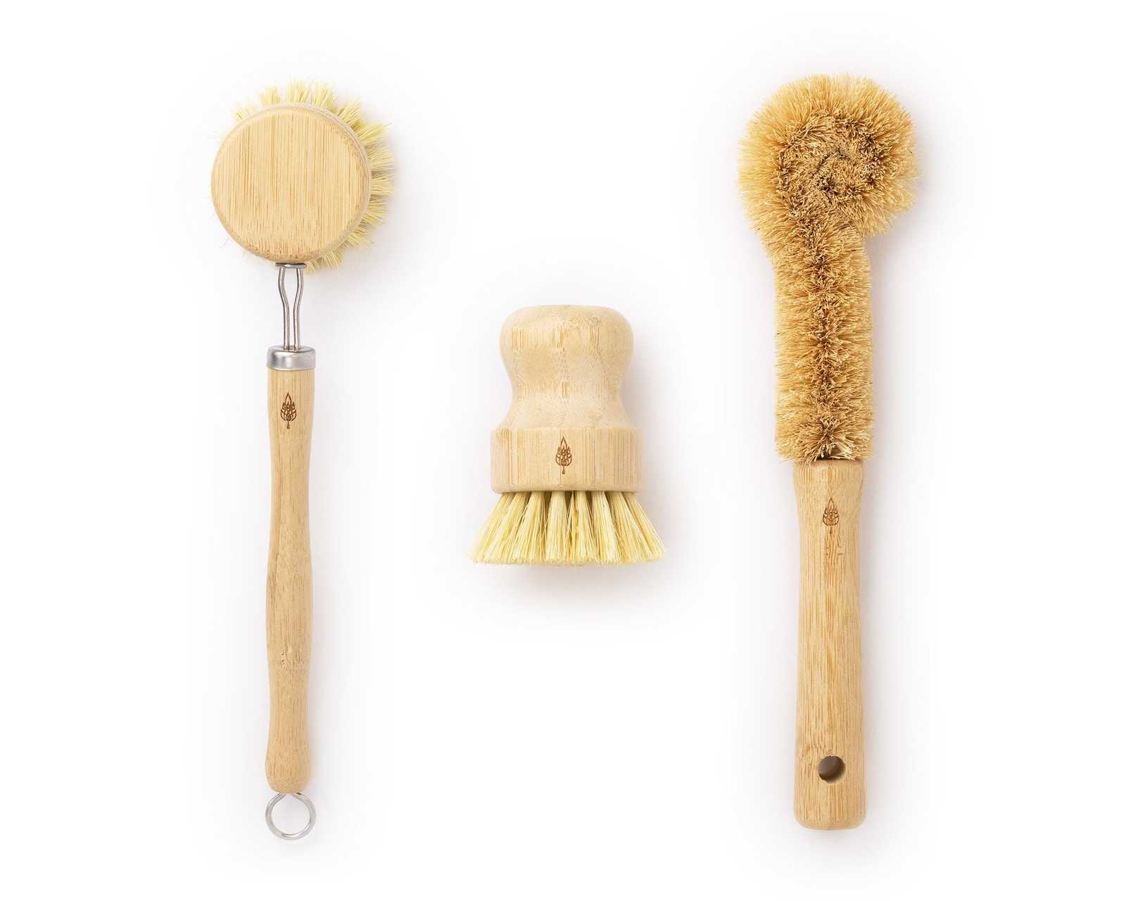 PLANT OATH | Bamboo Dish Brush Set #03 | Eco-Conscious Kitchen Cleaning Set - $23.99