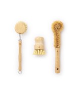 PLANT OATH | Bamboo Dish Brush Set #03 | Eco-Conscious Kitchen Cleaning Set - $455.99 MXN