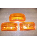 AUTO LAMP AMBER LENSES 477 SAE-P-61 (3) TRAILER RV TRUCK RAT ROD - €23,43 EUR