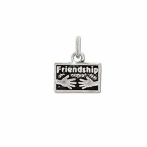 Sterling Silver Friendship Hands In Box Pendant - £22.45 GBP