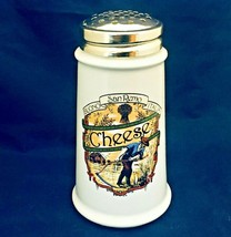 Vintage 5 ¾” porcelain Cheese Shaker “Buona San Remo Italia” Himark Taiwan - £10.11 GBP