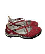 Jambu Blossom Encore Mary Jane Criss Cross Strap Flat Shoes Red Womens S... - $650.32 MXN