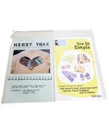 Accessories Sewing Patterns 2 Piece Lot Heart Yoke &amp; Sew So Simple Apron  - £7.86 GBP
