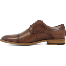 Shoes Stacy Adams Dickinson Cap Toe Oxford Cognac Leather 25066-221 image 4