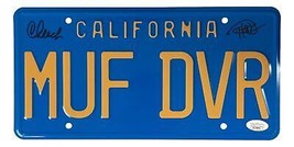 Cheech Et Chong Signé Muf DVR California Plaque Immatriculation Accessoire JSA - £136.36 GBP