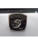 Available NOW Mongols M C Club  Size 11 Stainless Steel Ring - £59.09 GBP