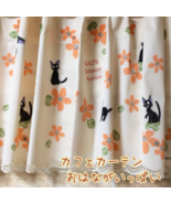 Kiki&#39;s Delivery Service - Jiji Door Window Curtain - Original Studio Ghibli - £53.51 GBP