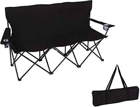 65&quot; Triple Style Tri Camp Chair with Steel Frame and Carry Bag by  () - £73.66 GBP+