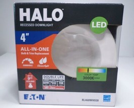 Halo 4in LED Recessed Downlight All-in-One 3000K 60W, RL460WH930 NIB - £11.85 GBP