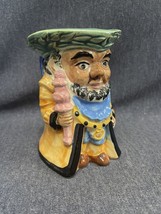 Vintage Ceramic Occupied Japan Toby Ceramic Mug Jug Captain Pirate 5&quot; Tall - £19.34 GBP